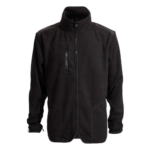 Elka fleece ZIP-IN i polyester. Størrelse S Fv. 010 Sort