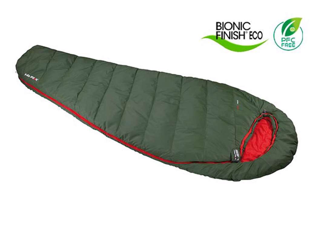 High Peak Pak 1000 - Sovepose -10 grader - Grøn/rød
