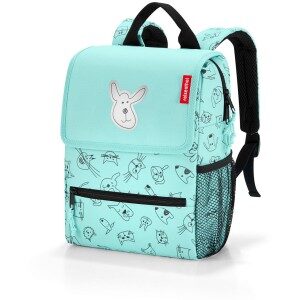 Reisenthel Backpack Kids Cats And Dogs Mint - Rygsæk