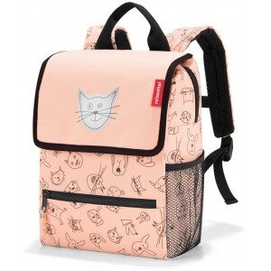 Reisenthel Backpack Kids Cats And Dogs Rose - Rygsæk