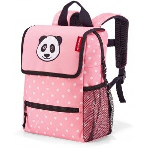 Reisenthel Backpack Kids Panda Dots Pink - Rygsæk
