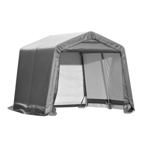 Shelterlogic opbevaringstelt / teltskur grå 9 m2