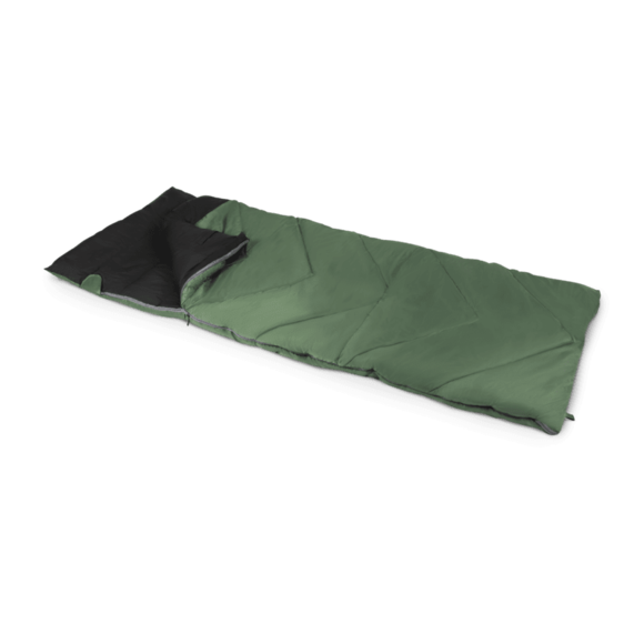 Kampa Vert eksta stor rektangulær sovepose (grøn)