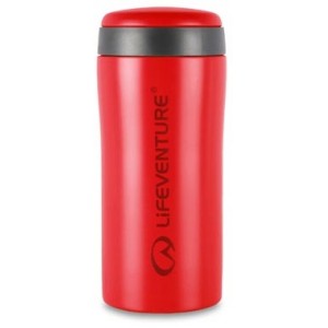 Lifeventure Thermal Mug - 300ml - Matt Red - Str. Stk. - Termoflaske