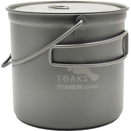 Toaks Titanium 1100 ml Pot with Bail Handle