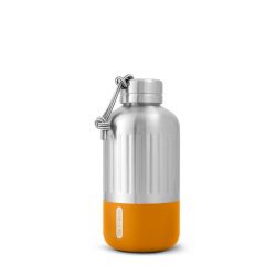 Black + Blum Explorer Insulated Bottle Small 650 Ml - Silver/Orange - Str. 650ml - Termoflaske