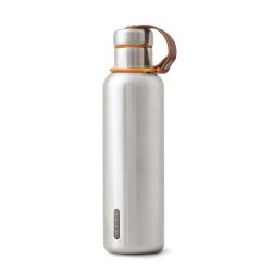 Black + Blum Insulated Water Bottle Large 750 Ml - Silver/Orange - Str. 750ml - Termoflaske