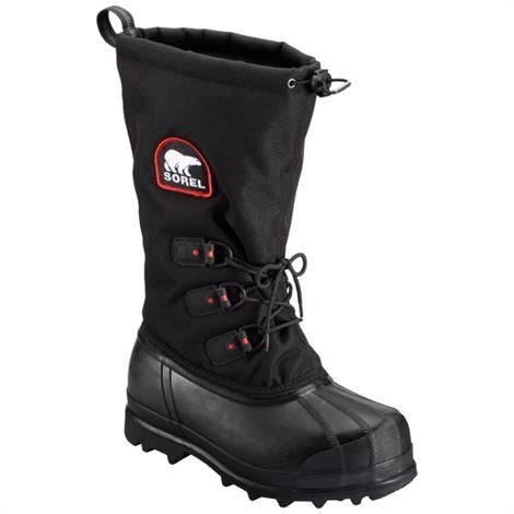 Sorel Glacier XT Herre, Black / Red Quartz