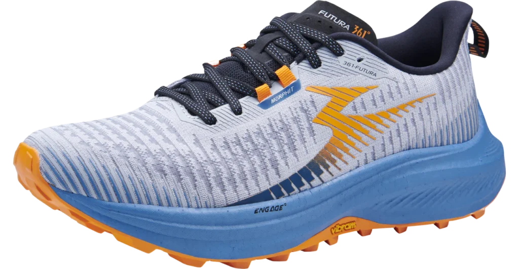 361-Futura Trail Sko Herre Foggy Grey / Magma Orange 40,5